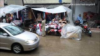 preview picture of video 'Rain in Dinga Bazar near Mailad Chowk'