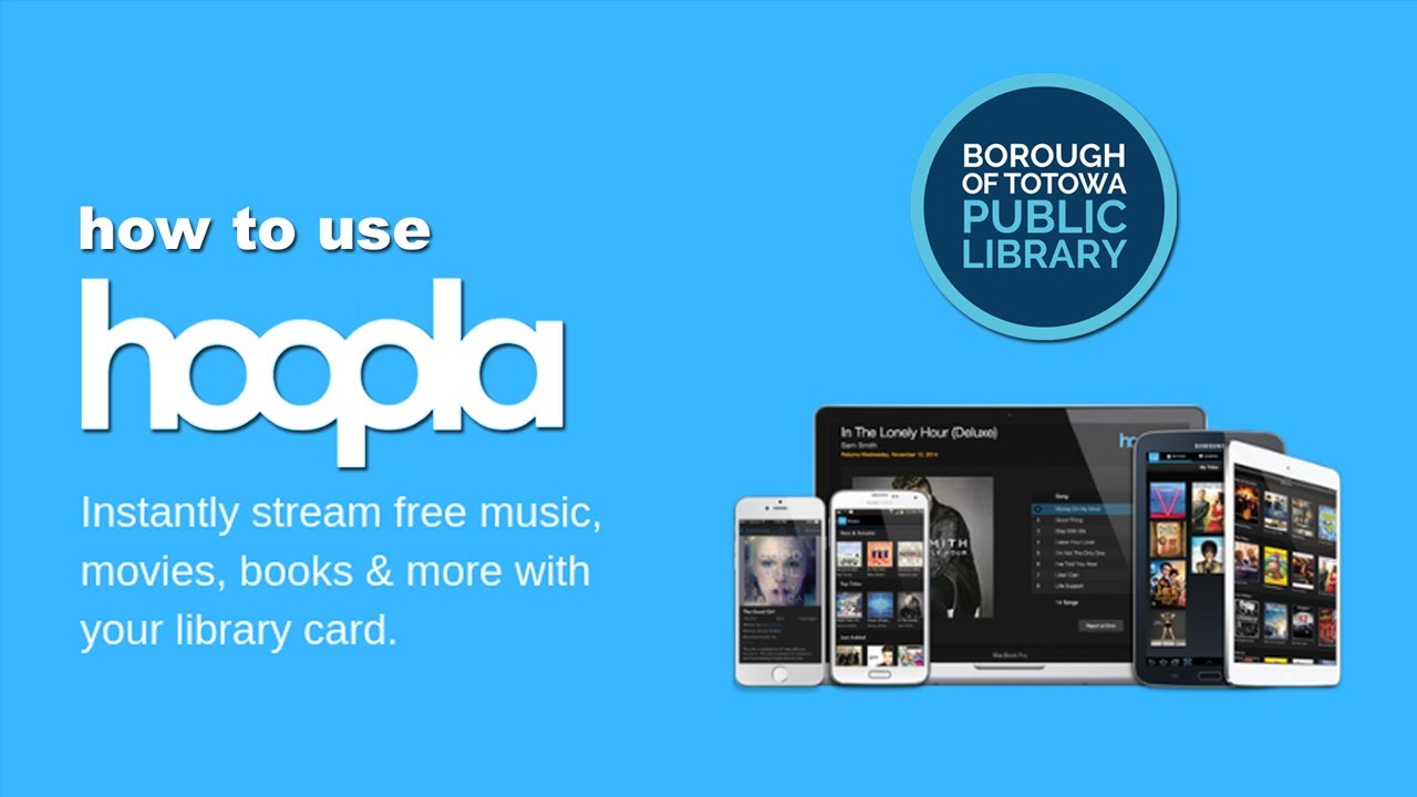 How to Use Hoopla Digital to Access Digital Books, Movies, and Movies on your Phone or Tablet!