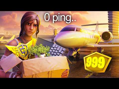 I Traveled To Play FNCS on 0 Ping...(and won)