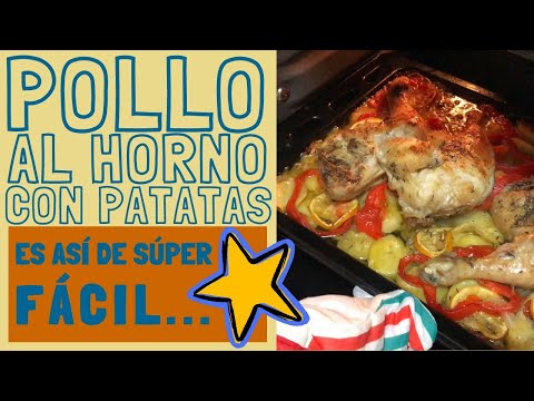 ¡Miraaa! 💛¿Cómo Hacer POLLO AL HORNO CON PATATAS? 💛 Así es la RECETA DE LA ABUELA 💛