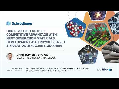 Schrödinger, Inc | First, Faster, Further: Competitive Advantage with Next-Generation Materials ...