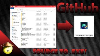 Creating .EXE From GitHub Sources | Borderless Gaming