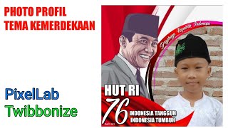 TUTORIAL MEMBUAT TWIBBON KEMERDEKAAN di PIXELLAB