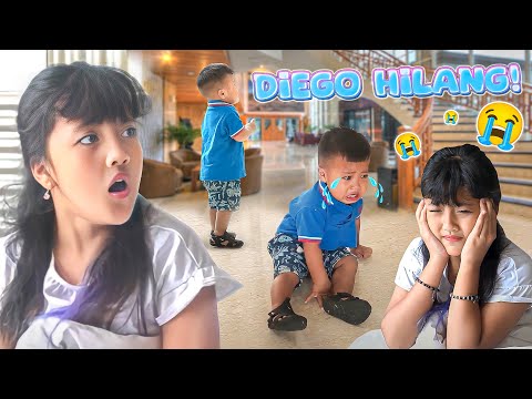 DINAR SEDIH, ADIK DIEGO HILANG SAAT LIBURAN KE HOTEL..🥺😭 SEMUA ORANG PANIK😭 #trending #viral