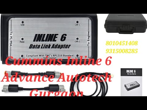 Inline 6 data link adapter diagnostic tool for cummins diese...