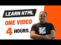 Learn HTML In One Video تعلم HTML في فيديو واحد كورس كامل