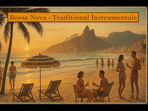 Bossa Nova Instrumentals | Traditional 1960s Classic Mix:  Sunset on Ipanema Beach, Rio de Janeiro