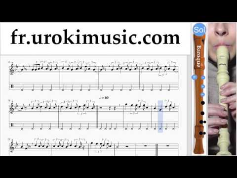 Comment Jouer de la Flute à bec (B.) Lukas Graham - 7 Years Tab Tablature Partie#2 um-i829