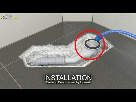 INSTALLATION Sustano Duschwanne by Duravit Montageanleitung | SHK Badshop