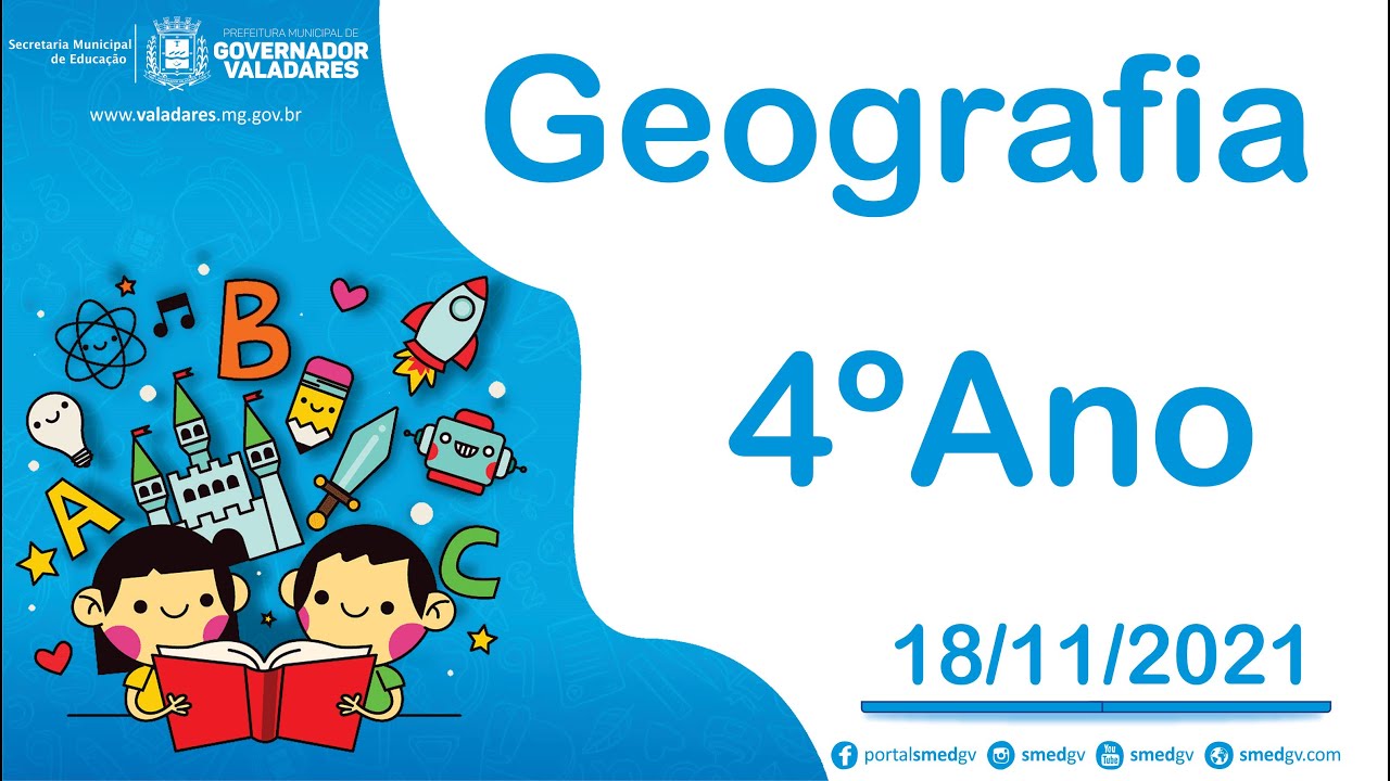 Revisão: Campo e Cidade - Geografia   4º Ano - 18/11/2021