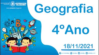Revisão: Campo e Cidade - Geografia   4º Ano - 18/11/2021