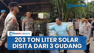 203 Ton Liter Solar Ilegal Disita Polisi dari Penggerebekan di Pesawaran, Negara Rugi Rp 160,7 M