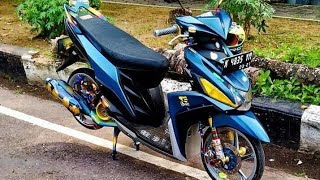 100 Gambar modifikasi motor mio z hitam Paling Keren