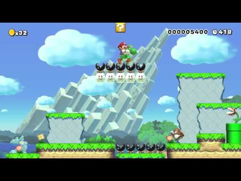 Super Mario Maker - 2-4 Monty Mole Mountain [simen]
