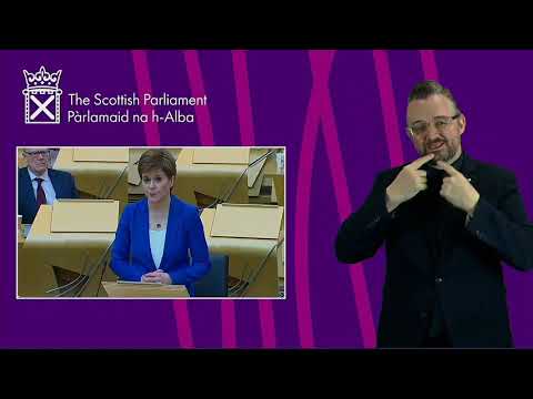 First Minister’s Statement: COVID-19 (Lockdown: Next Steps) BSL - 21 May 2020