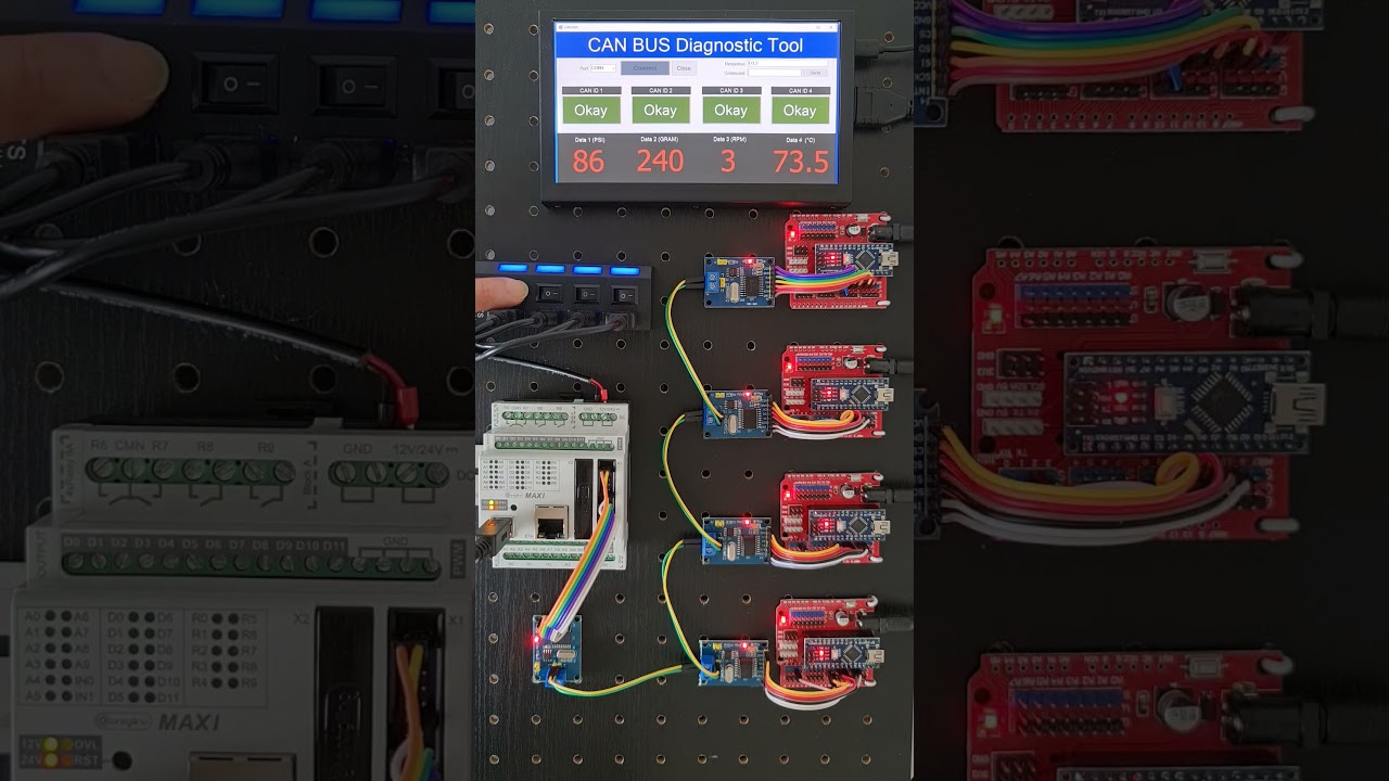 MCP2515 CAN Controller Demo CAN BUS Protocol Diagnostic Tool