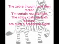 the tiger and the zebra a poem by kenn nesbitt ...