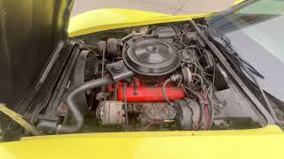 1978 Chevrolet Corvette Front to Rear with Engine Closeup