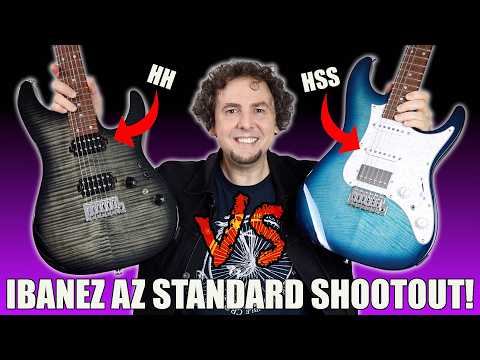 Ibanez AZ Standard Shootout | Should you buy the HSS or the HH model? In-depth Guitar Comparison