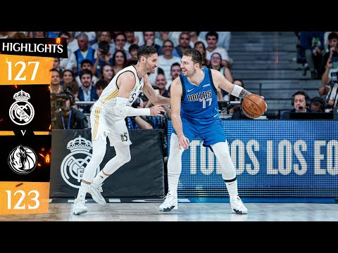 Real Madrid 127-123 Dallas Mavericks | Amistoso