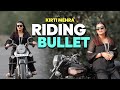 First Time Riding a BULLET🏍️ DAY 10✅30 DAYS CHALLENGE🔥- Kirti Mehra