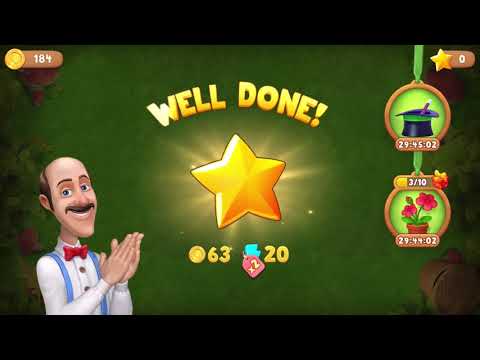 Gardenscapes Level 2441 With No Boosters - Swamp Adventure: Give Mrs Dubs Herbs and Berries