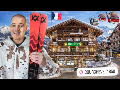 Ich besuche Frankreichs milliardenschweren Skiort Courchevel..
