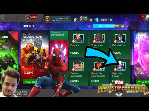 ACT 5.4.6 EASY COMPLETION AND OP CRYSTAL OPENING | MARVEL CONTEST OF CHAMPION IN HINDI |