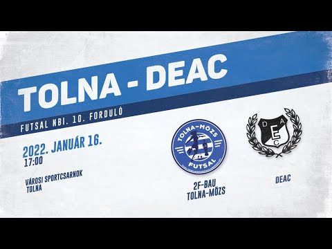 2F-BAU Tolna-Mözs - DEAC || Futsal NB1 2021 || 10. forduló (élő közvetítés)