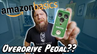 Video thumbnail for Amazon Basics OVERDRIVE Pedal?? by Riffs, Beards & Gear