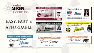 Budget Friendly Graduation Banners