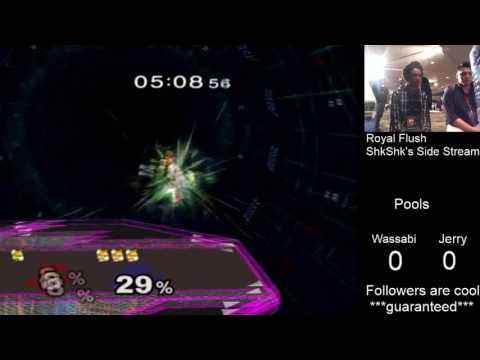 Royal Flush SSBM Pools - Wassabi (Green Fox) vs. Jerry (Default Fox)