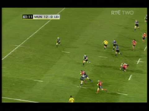 KEITH EARLS TRY AGAINST LEINSTER