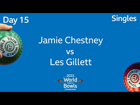 2022 World Indoor Bowls Championships - Day 15 Session 3: Jamie Chestney vs Les Gillett
