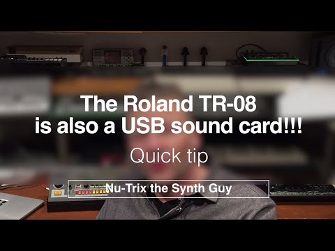 How to use the TR-08 as an audio interface