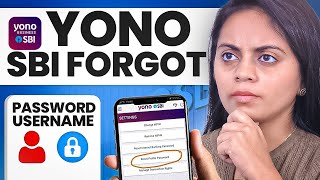 SBI YONO Username And Password Forgot