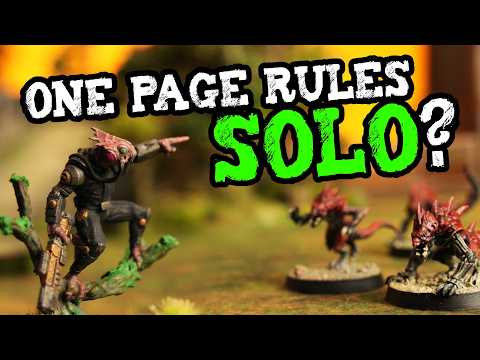 Facing the GRIMDARK ALONE... Playing my first SOLO game!