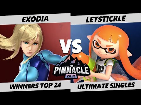 Pinnacle 2019 SSBU - Exodia (ZSS) Vs. LetsTickle (Inkling) Smash Ultimate Tournament Winners Top 24