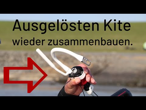 Ausgelösten Kite wieder zusammenbauen