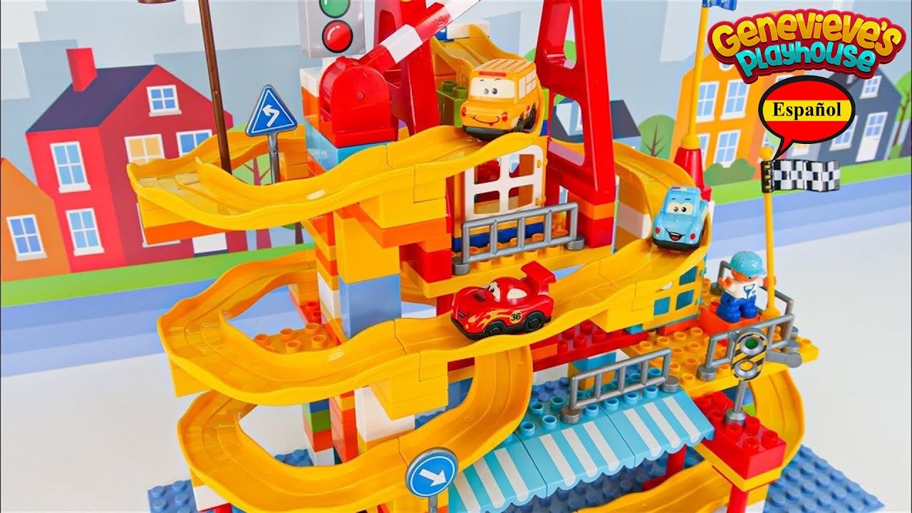 ¡El Mejor Video de Aprendizaje de Juguetes para Niños Building Block Lego Car Track!