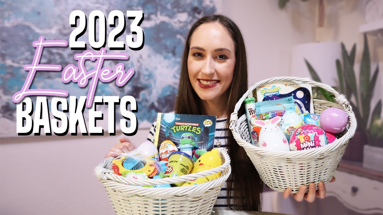 WHAT'S IN MY KIDS' EASTER BASKETS 2023 | (Boys ages 3 and 6) | Fill Easter Baskets with Me!