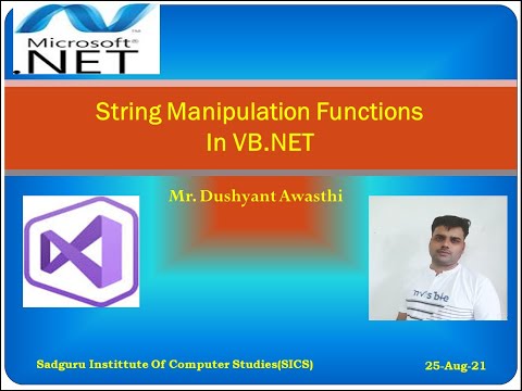 String Function In Vb Net