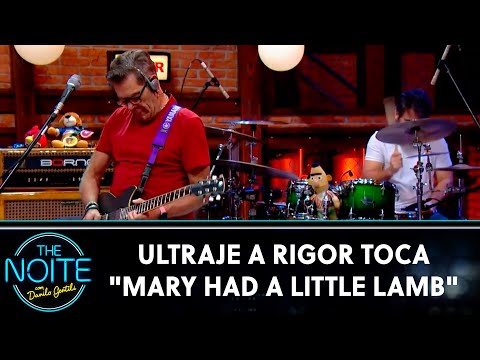 Ultraje a Rigor toca "Mary Had A Little Lamb" - Stevie Ray Vaughan | The Noite (14/04/23)