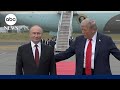 Trump and Putin arrive in Alaska for high-stakes summit