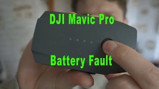 DJI Mavic pro Battery fault not working. Battery issue