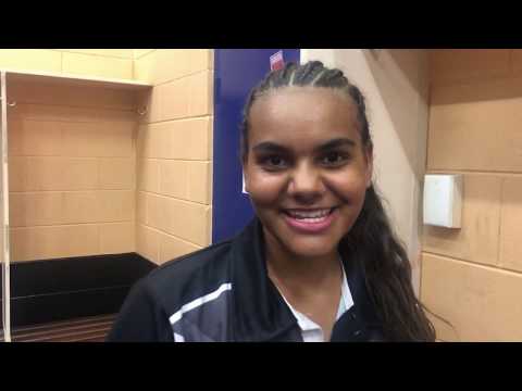 Kaeleisha White - Post Match Interview: U18 Girls Semi Final 2018/19 TIO NTFL