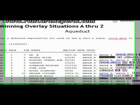 Aqueduct Handicapping