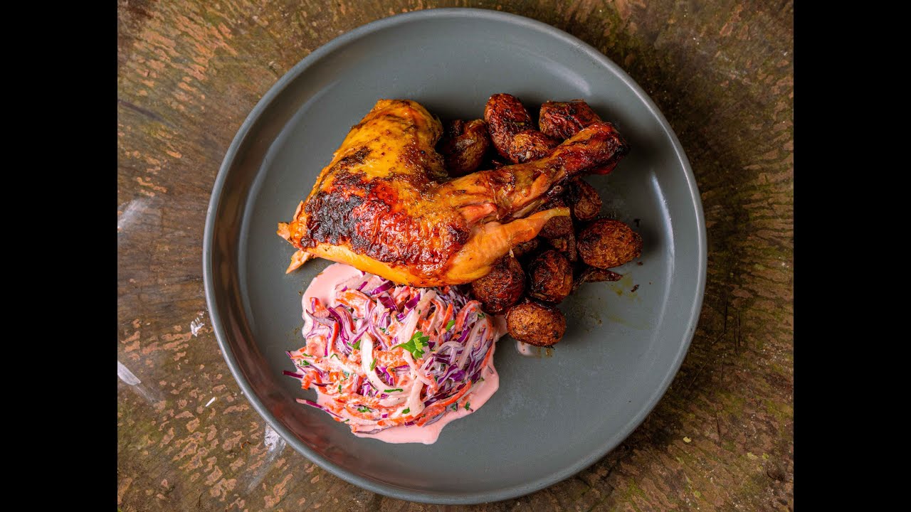 Pollo rostizado al estilo Hobbit