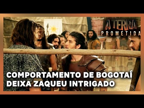 A TERRA PROMETIDA: Bogotaí quase fere Otiniel no treino e Zaqueu fica intrigado
