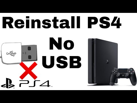 How to Reinstall PS4 System Software Without USB -  EASY